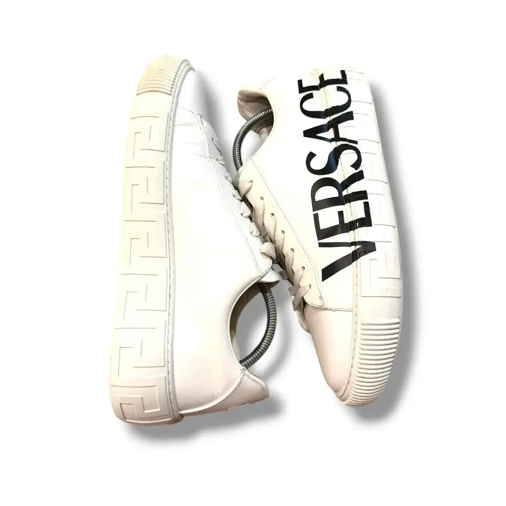 Versace Greca Logo Low Top Sneakers ‘White’ | Size 43EU(10US)